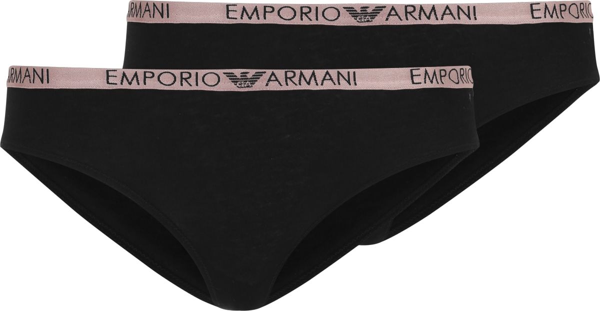 Emporio Armani Kalhotky černá / pastelově růžová