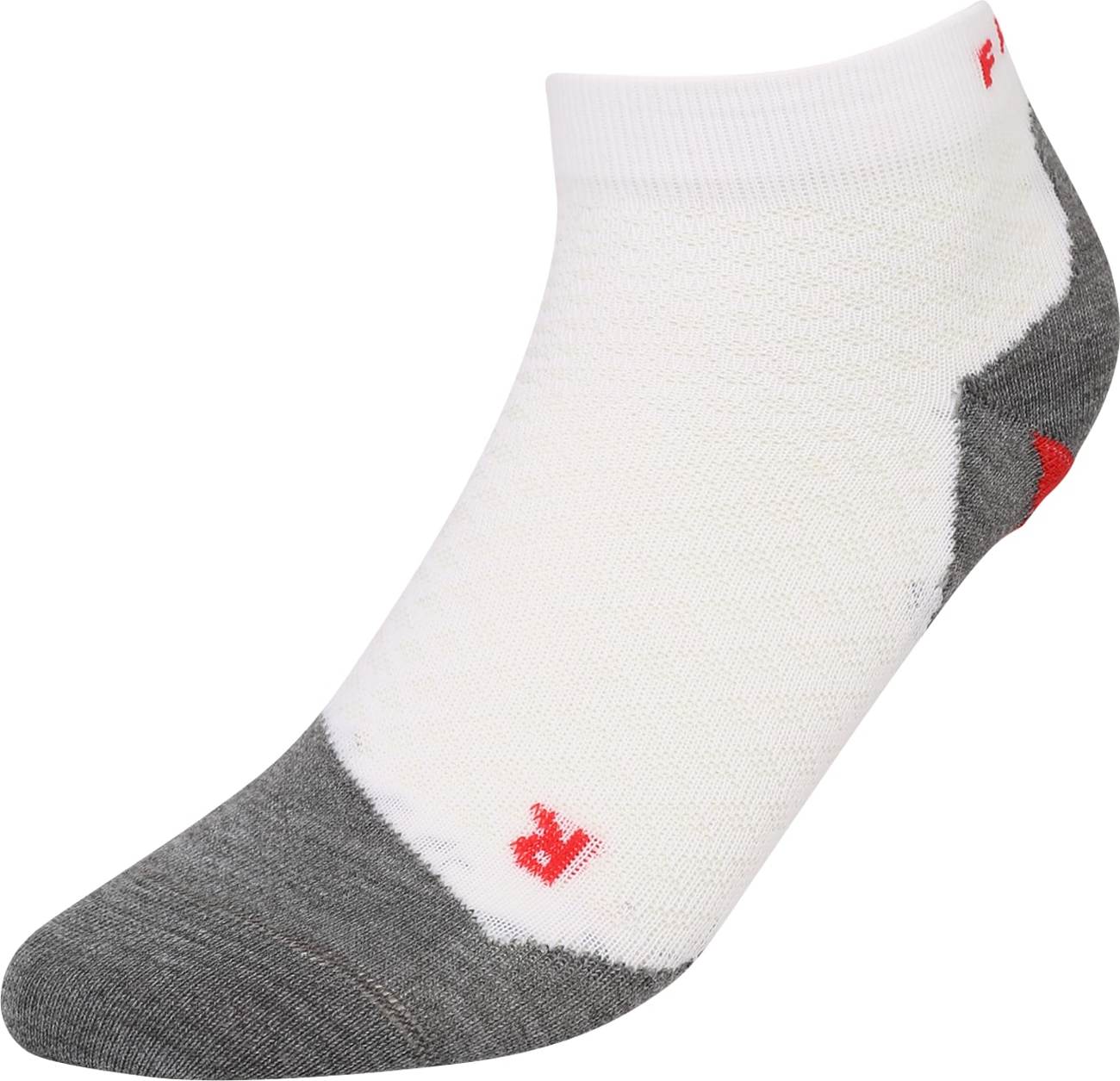 FALKE Sportovní ponožky tmavě šedá / červená / bílá