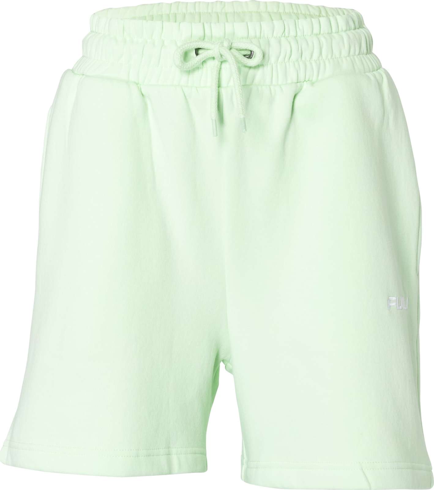 FUBU Kalhoty světle zelená / bílá