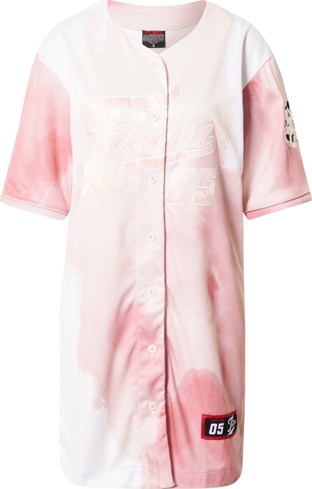 FUBU Košilové šaty 'Varsity' růžová