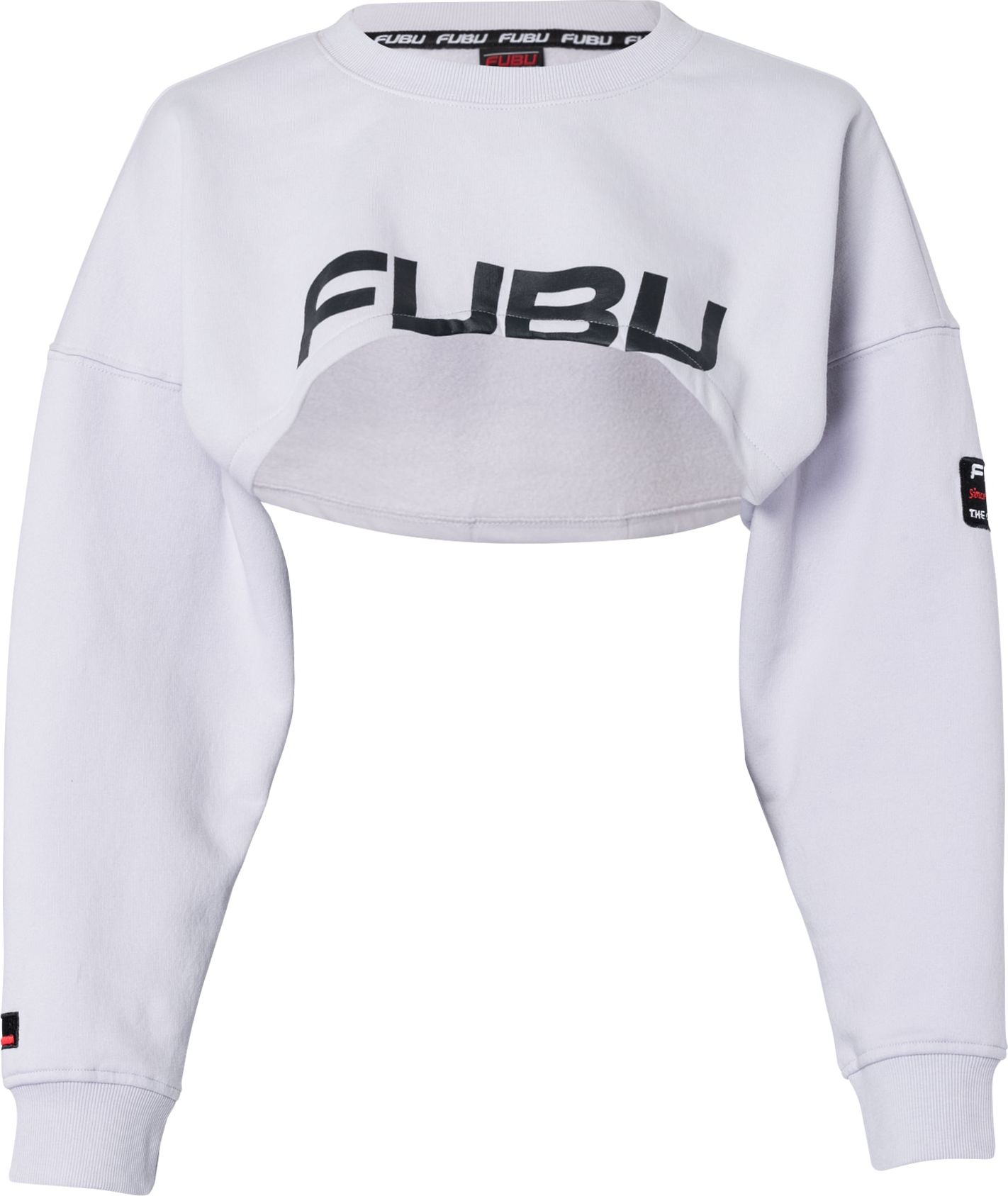 FUBU Mikina lenvandulová / černá