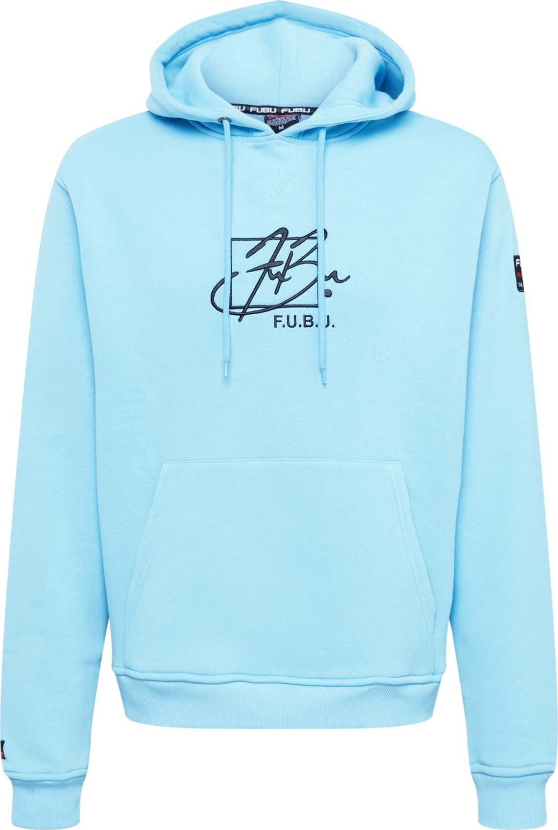 FUBU Mikina světlemodrá / černá