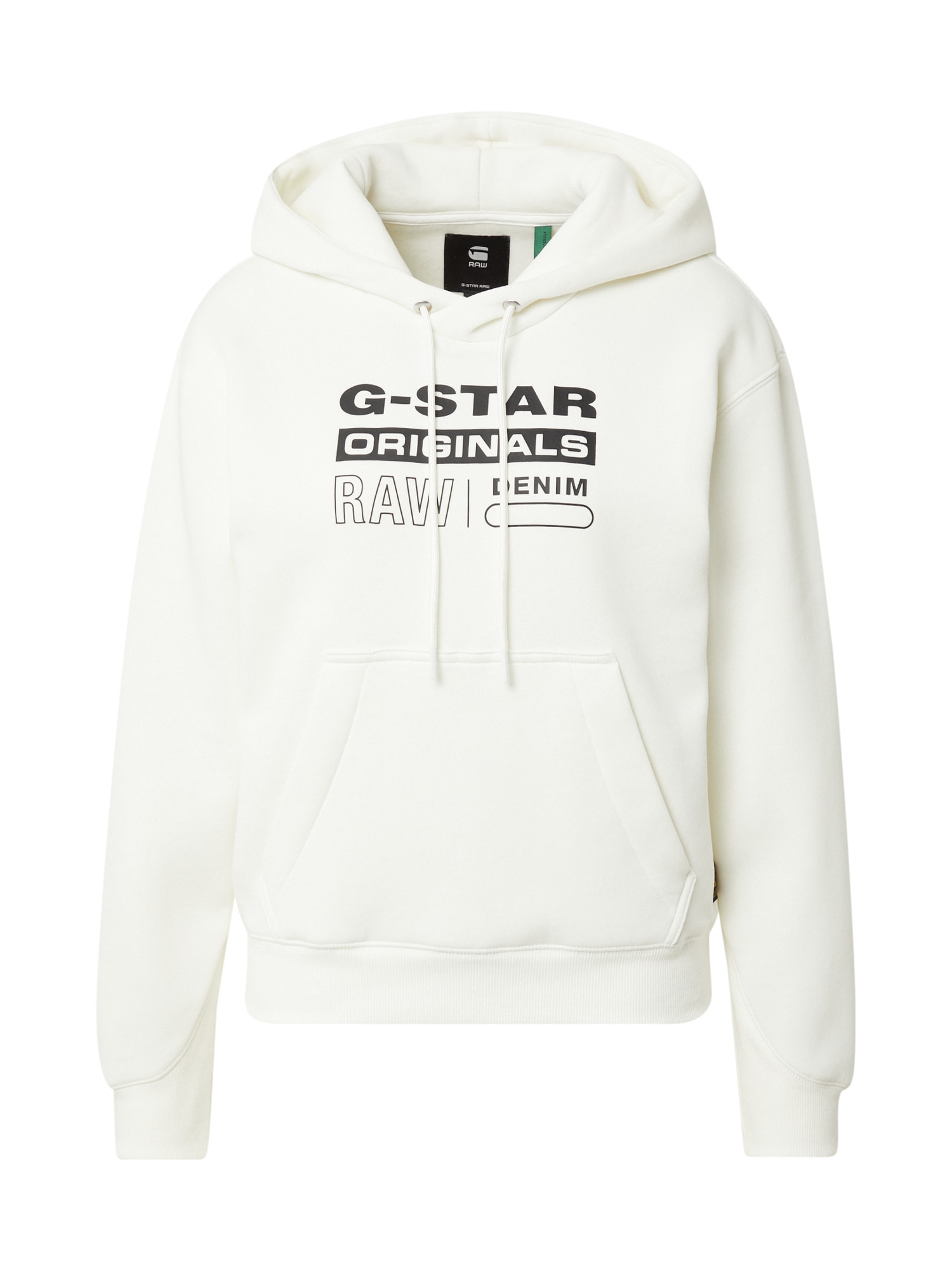 G-Star RAW Mikina bílá / černá