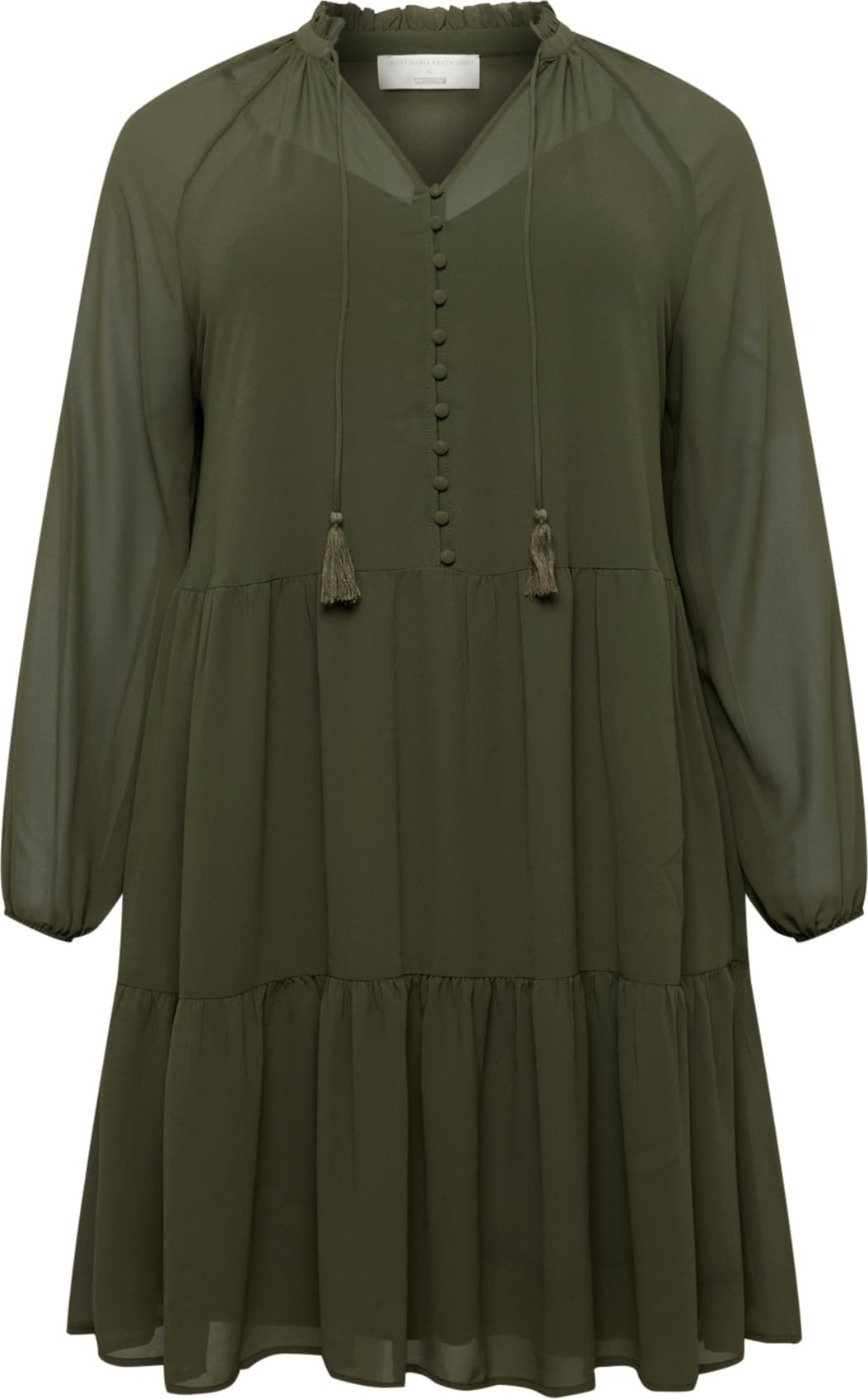 Guido Maria Kretschmer Curvy Collection Košilové šaty 'Jovana' zelená