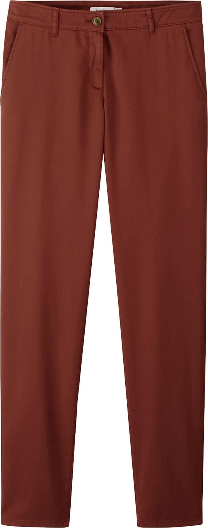 hessnatur Chino kalhoty rezavě červená