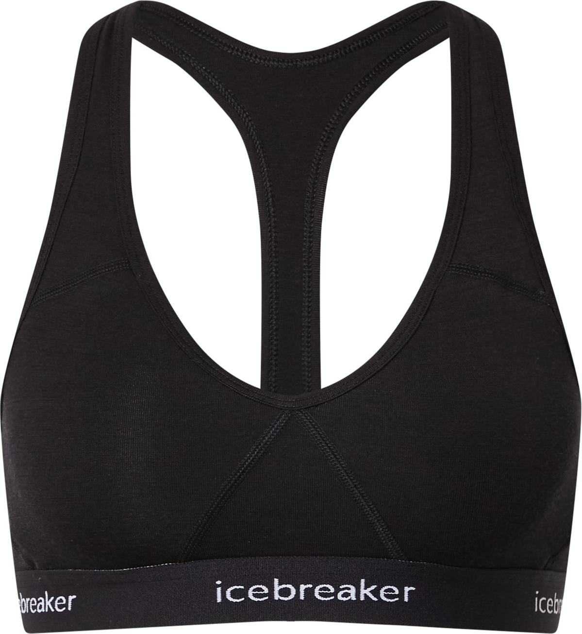 ICEBREAKER Sportovní podprsenka 'SPRITE' černá
