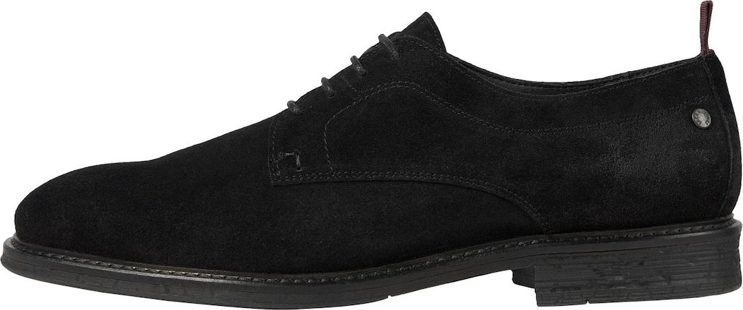 JACK & JONES Šněrovací boty černá
