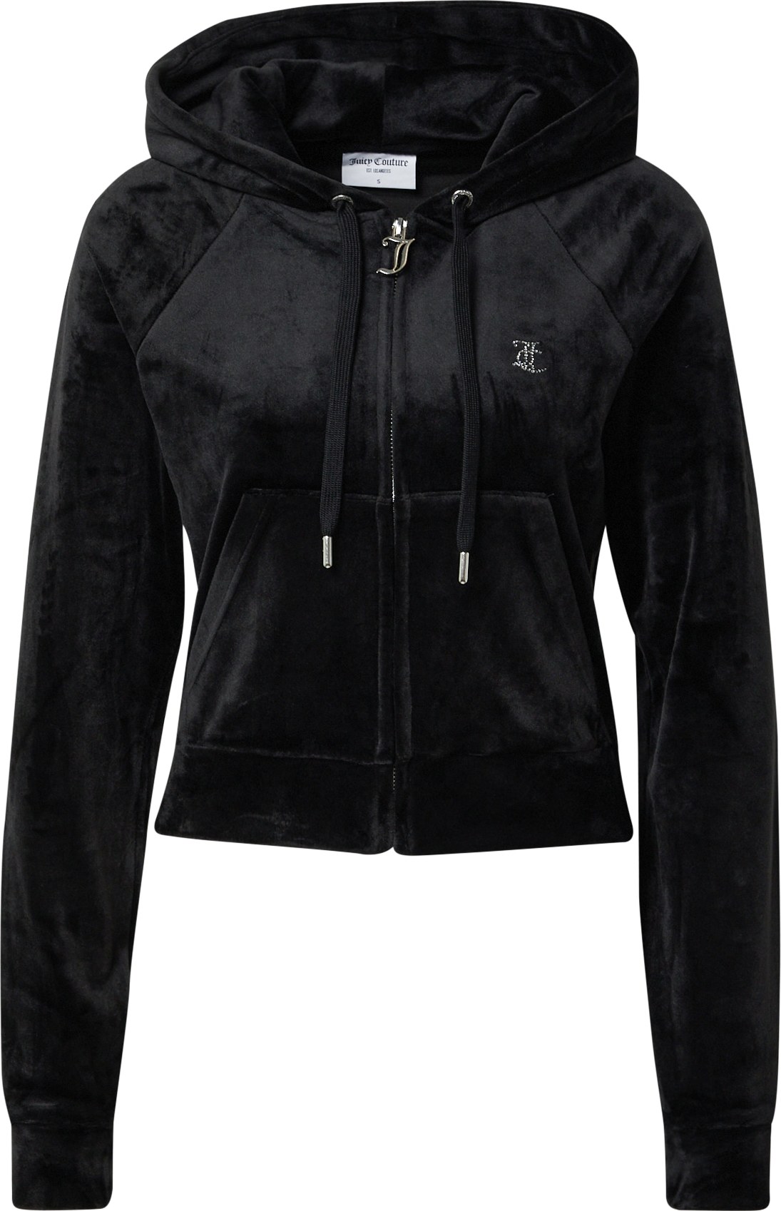 Juicy Couture Mikina s kapucí 'MADISON' černá