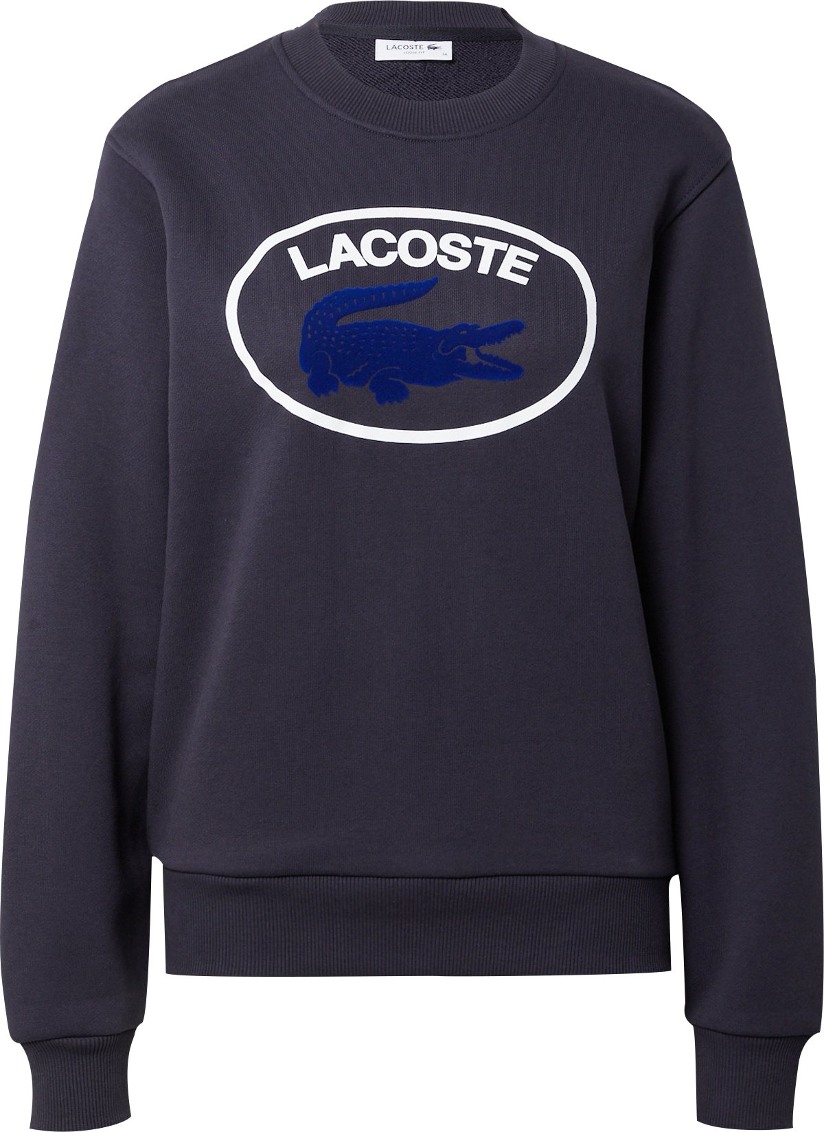 LACOSTE Mikina námořnická modř / tmavě modrá / bílá