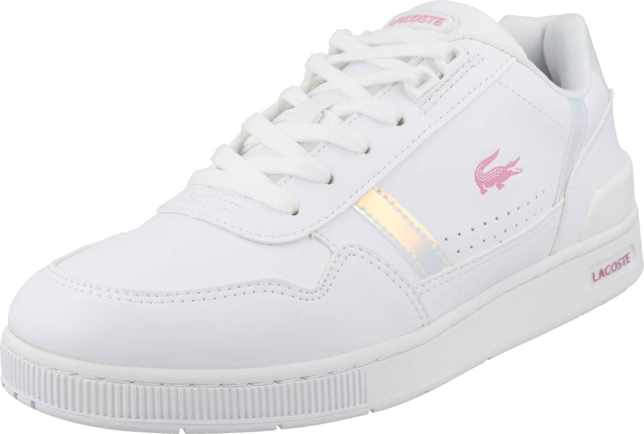 LACOSTE Tenisky bílá / orchidej