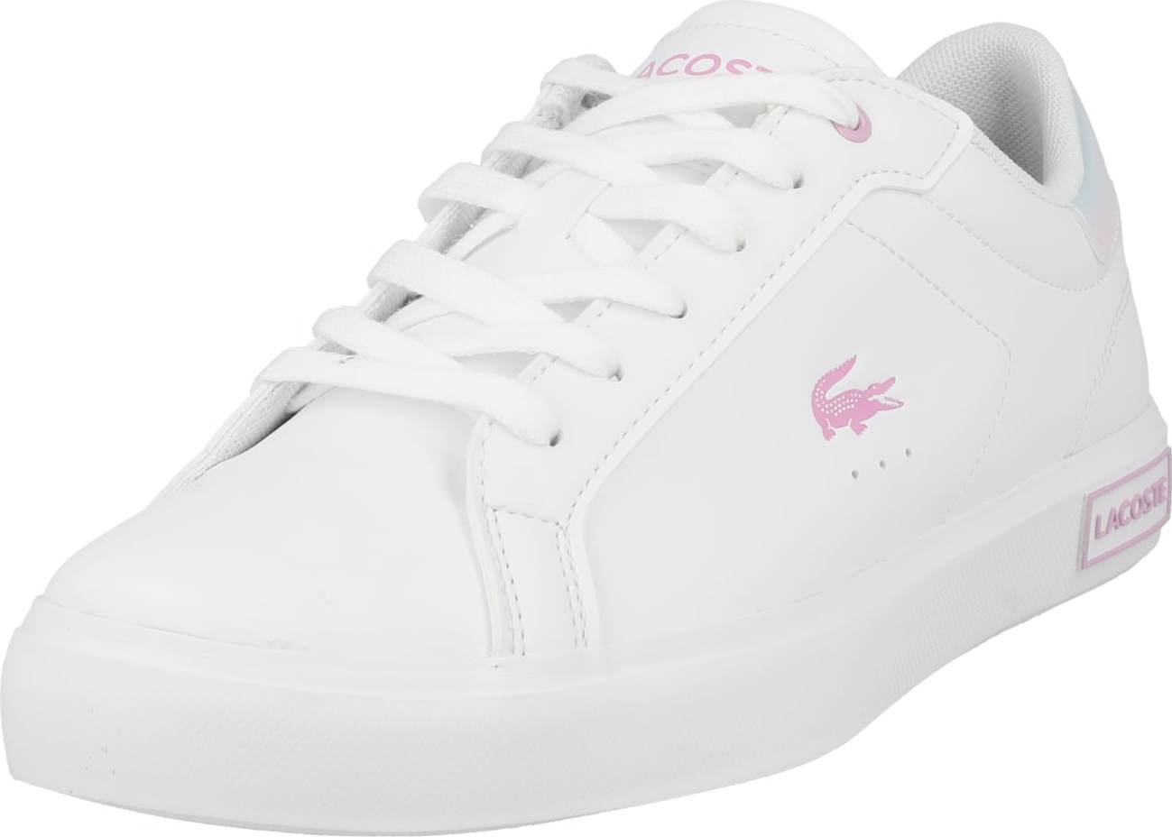 LACOSTE Tenisky bílá / tmavě růžová