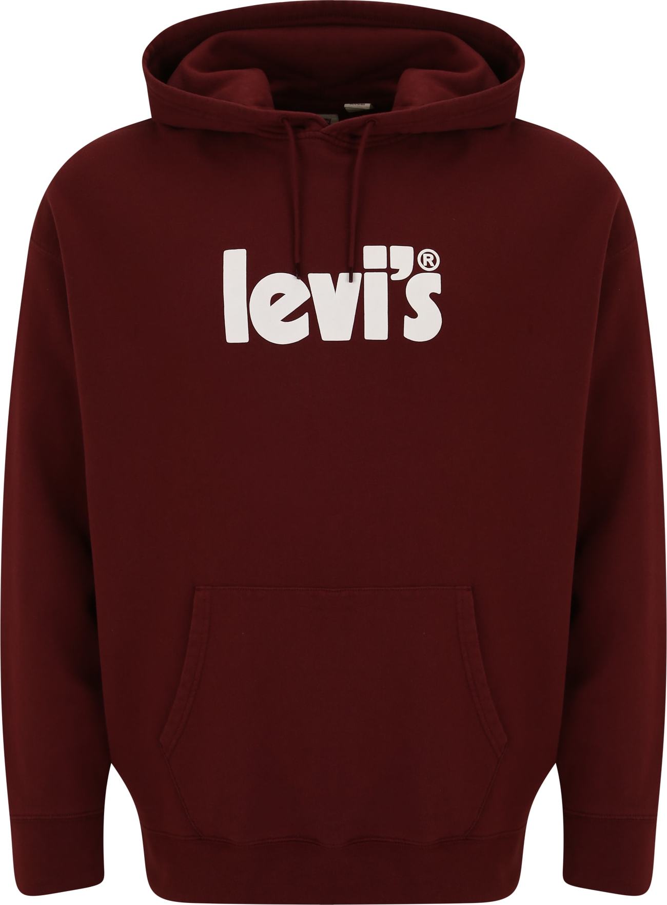 Levi's® Big & Tall Mikina bordó / bílá