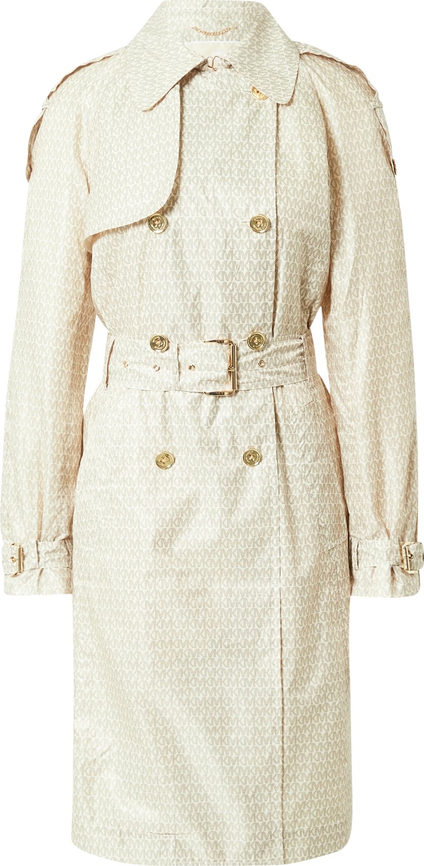 MICHAEL Michael Kors Přechodný kabát offwhite / zlatá / režná