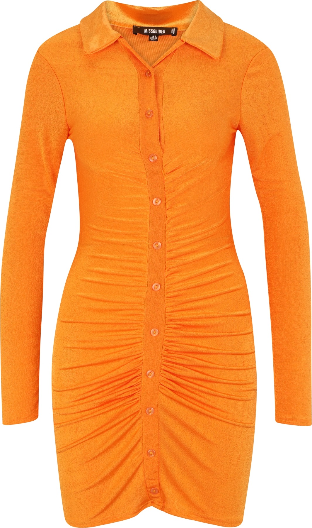 Missguided Tall Košilové šaty oranžová