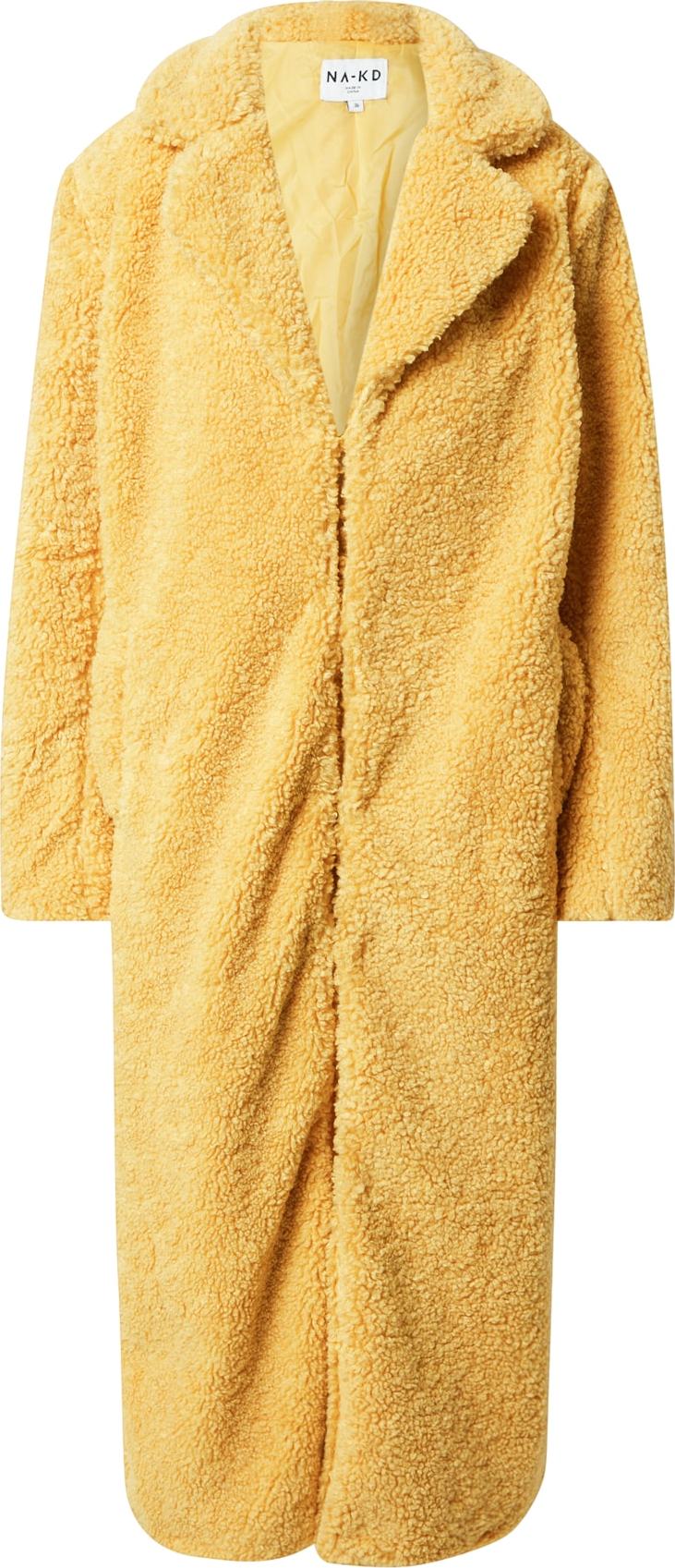 NA-KD Přechodný kabát žlutá