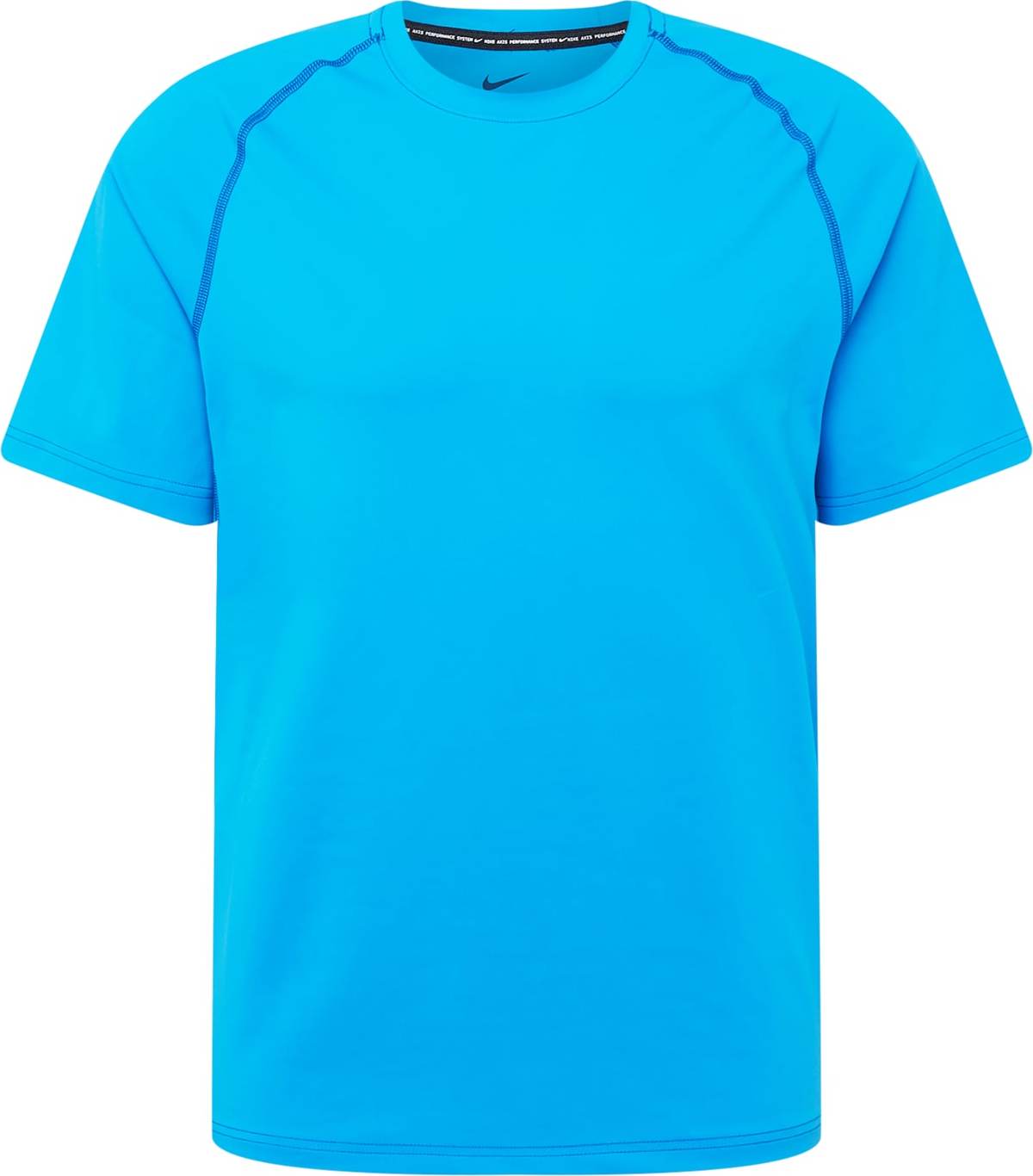 NIKE Funkční tričko aqua modrá / námořnická modř / černá