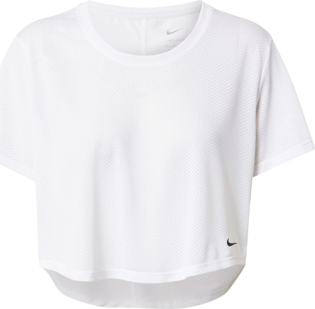 NIKE Funkční tričko bílá / černá