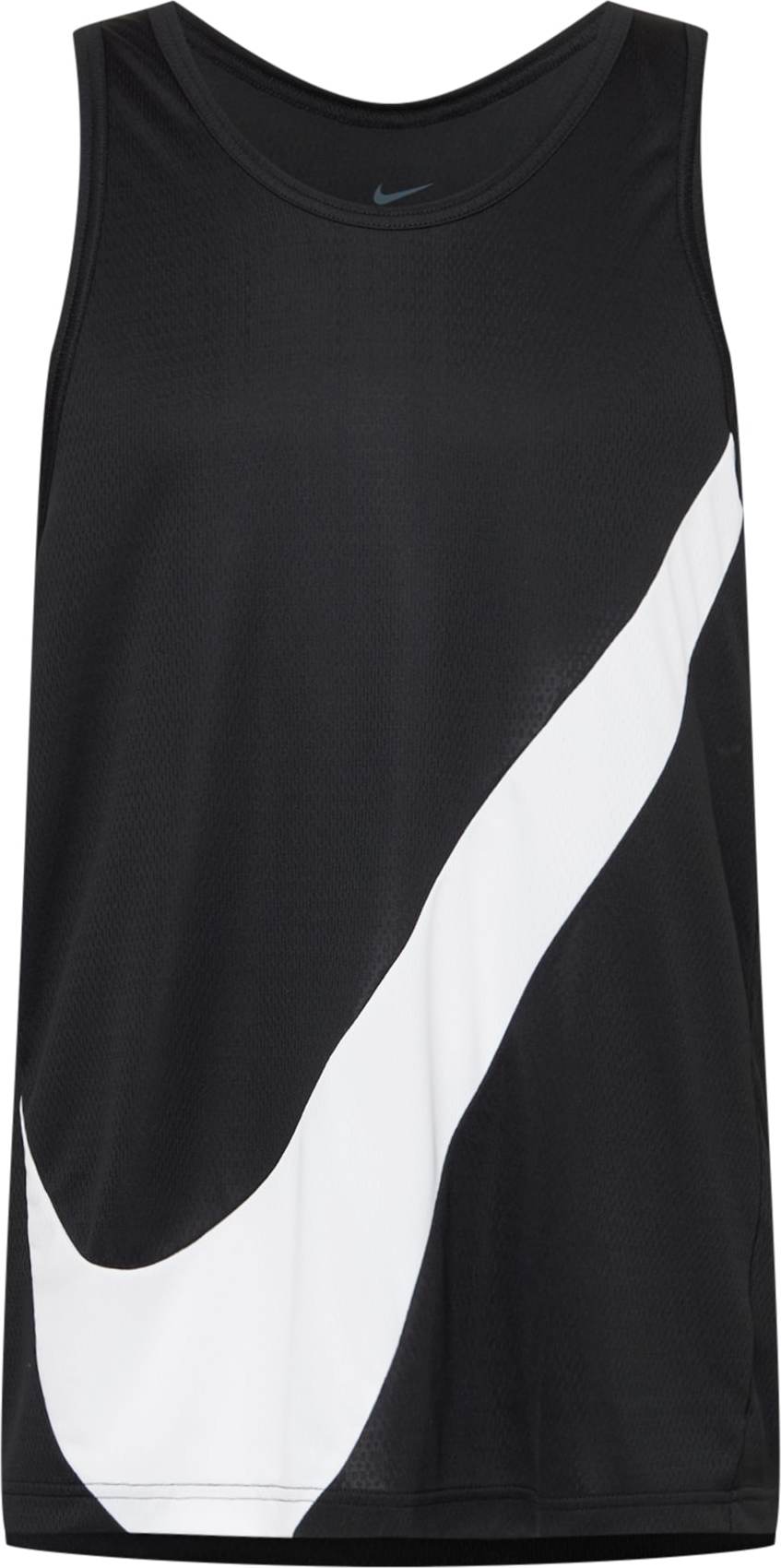 NIKE Funkční tričko černá / bílá