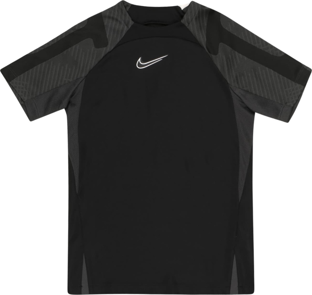 NIKE Funkční tričko černá / tmavě šedá / bílá