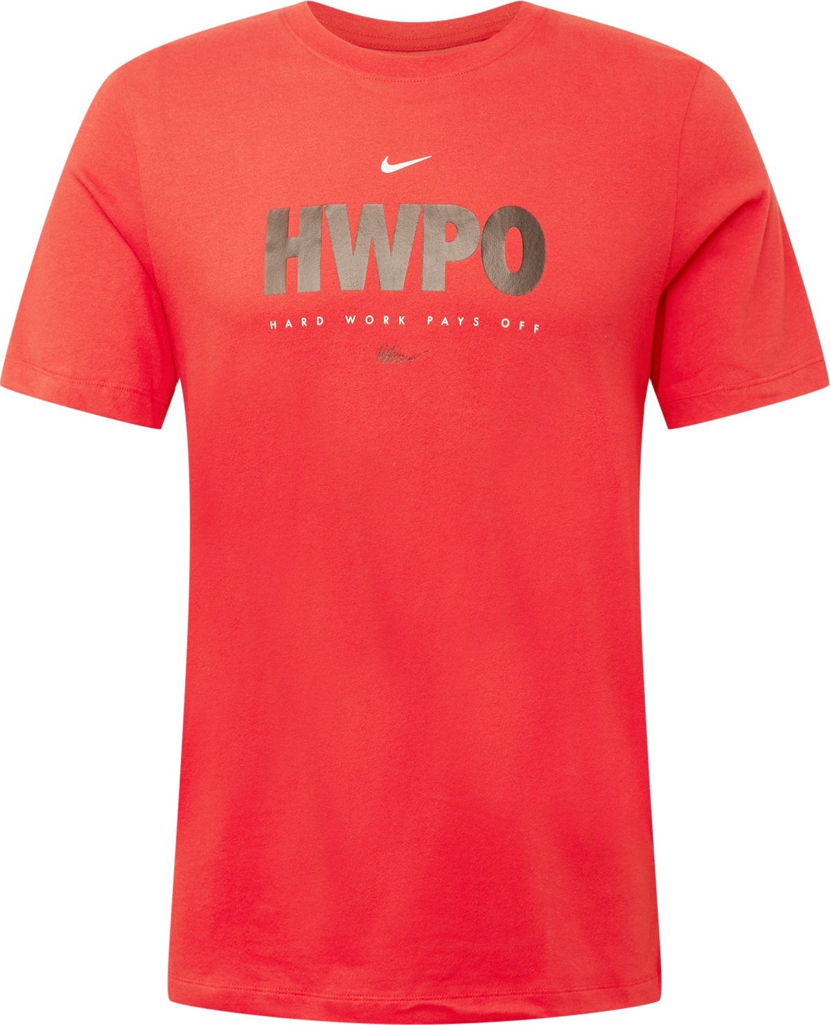 NIKE Funkční tričko 'HWPO' červená / černá / bílá