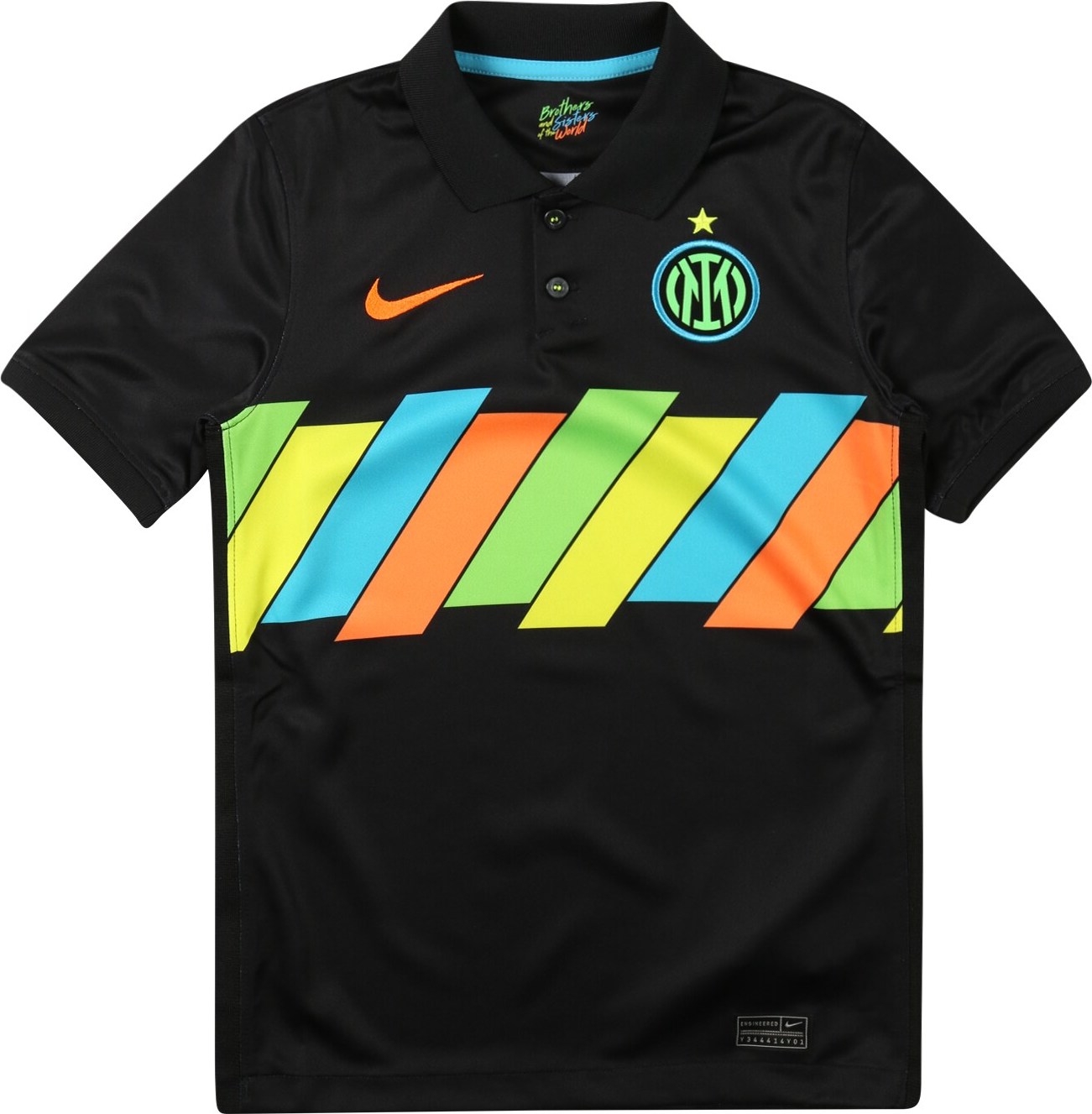 NIKE Funkční tričko 'INTER' černá / mix barev