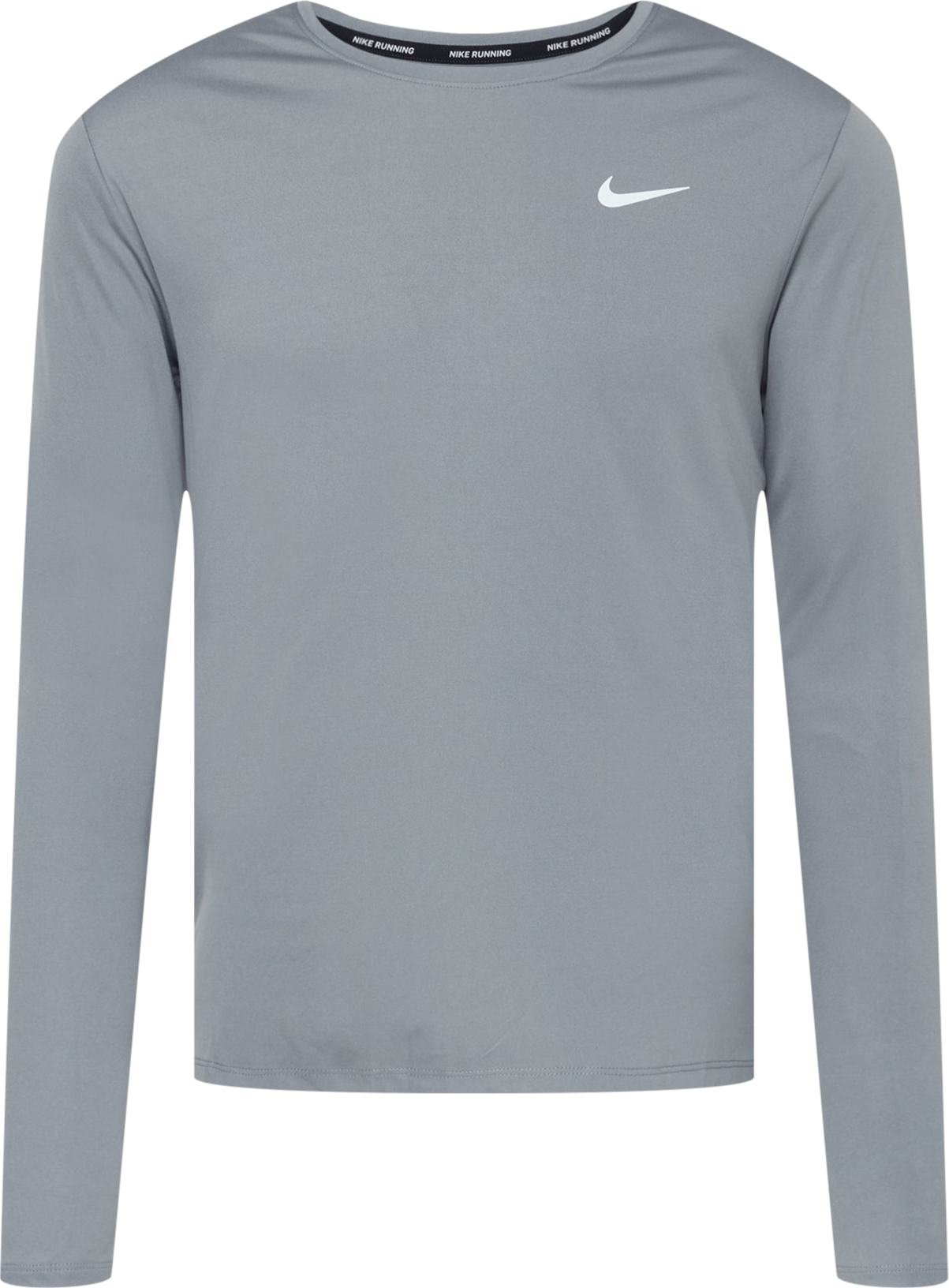 NIKE Funkční tričko šedá / bílá