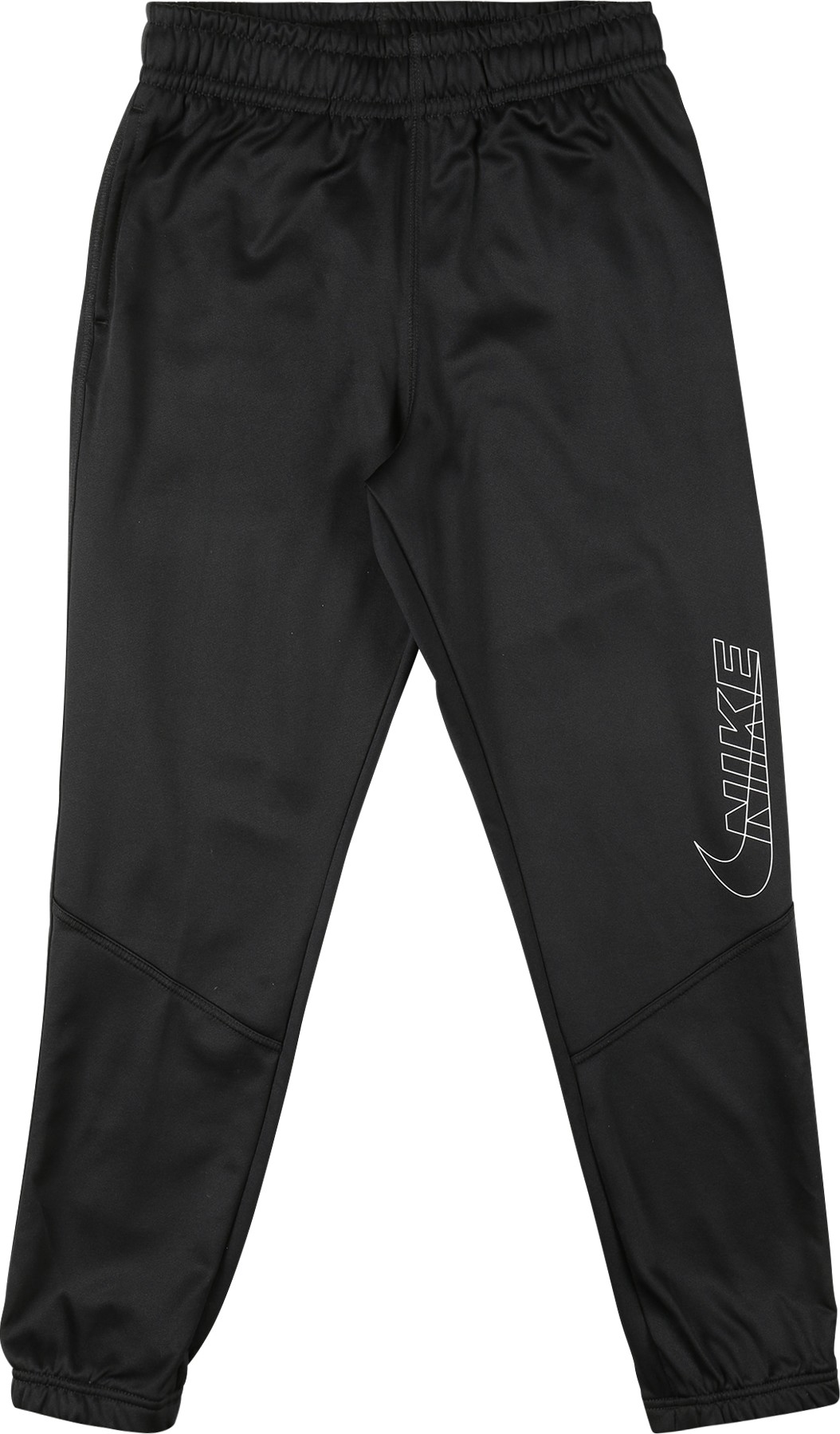 NIKE Sportovní kalhoty černá / bílá