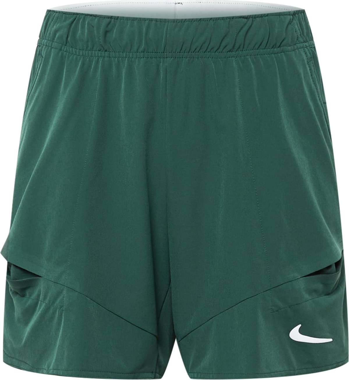 NIKE Sportovní kalhoty smaragdová / bílá