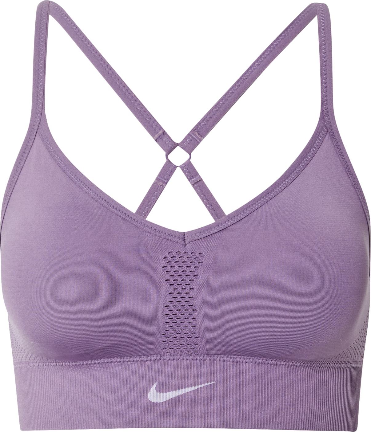 NIKE Sportovní podprsenka 'Indy' světle fialová