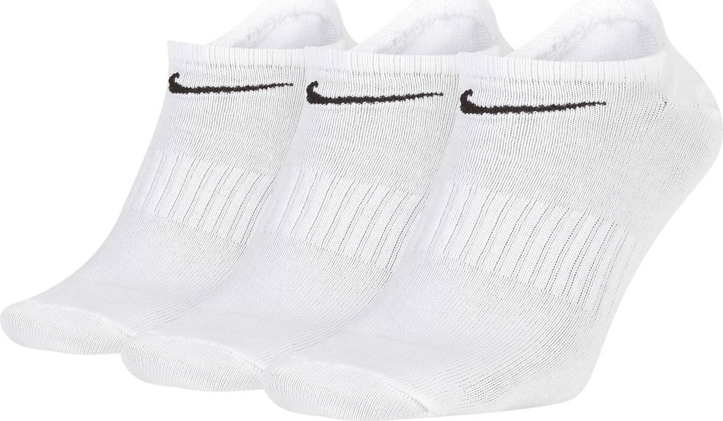 NIKE Sportovní ponožky bílá / černá