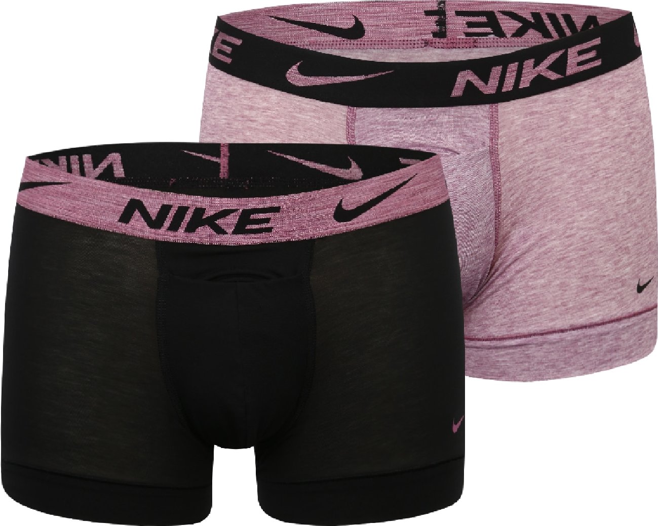 NIKE Sportovní spodní prádlo černá / fialová