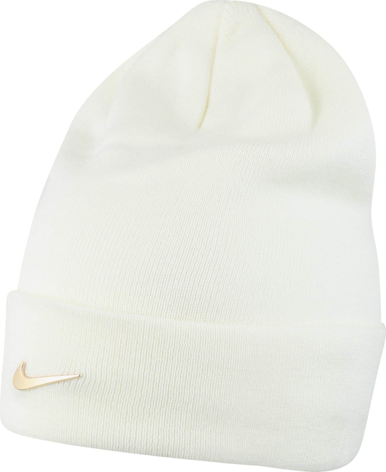Nike Sportswear Čepice bílá / zlatá