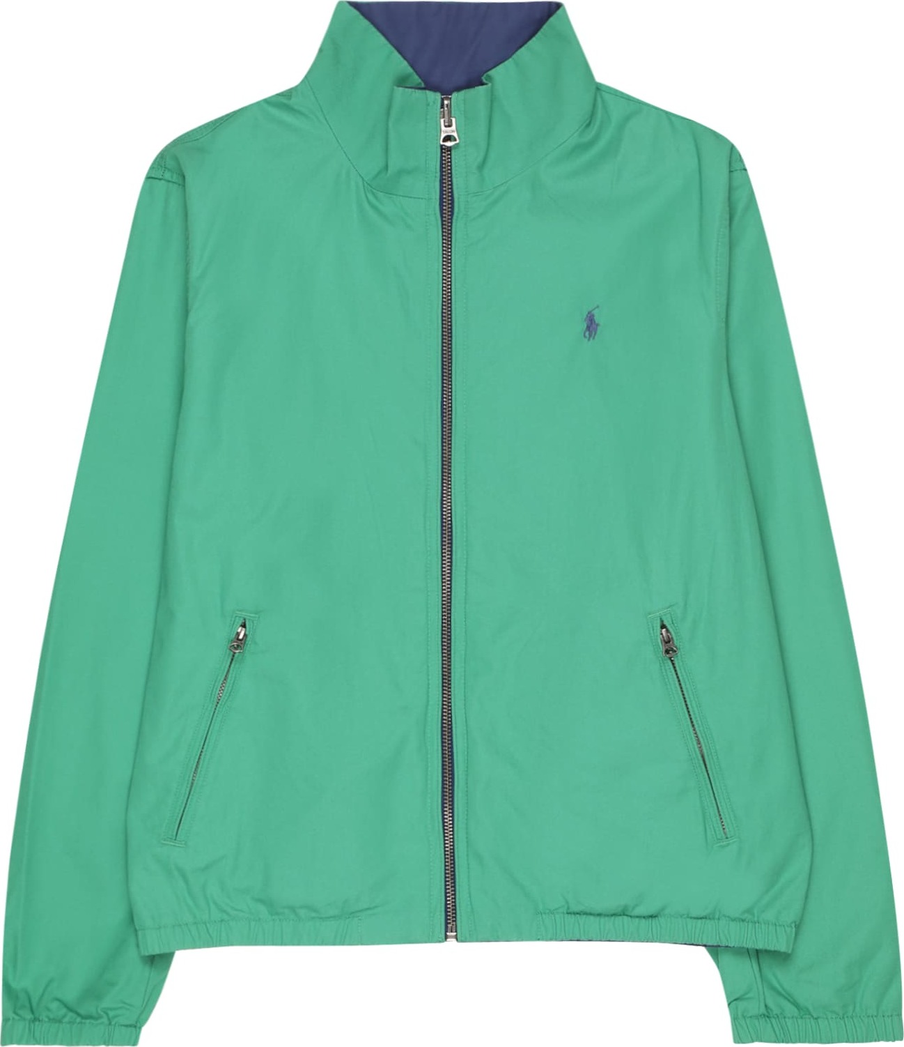 Polo Ralph Lauren Přechodná bunda zelená / tmavě modrá