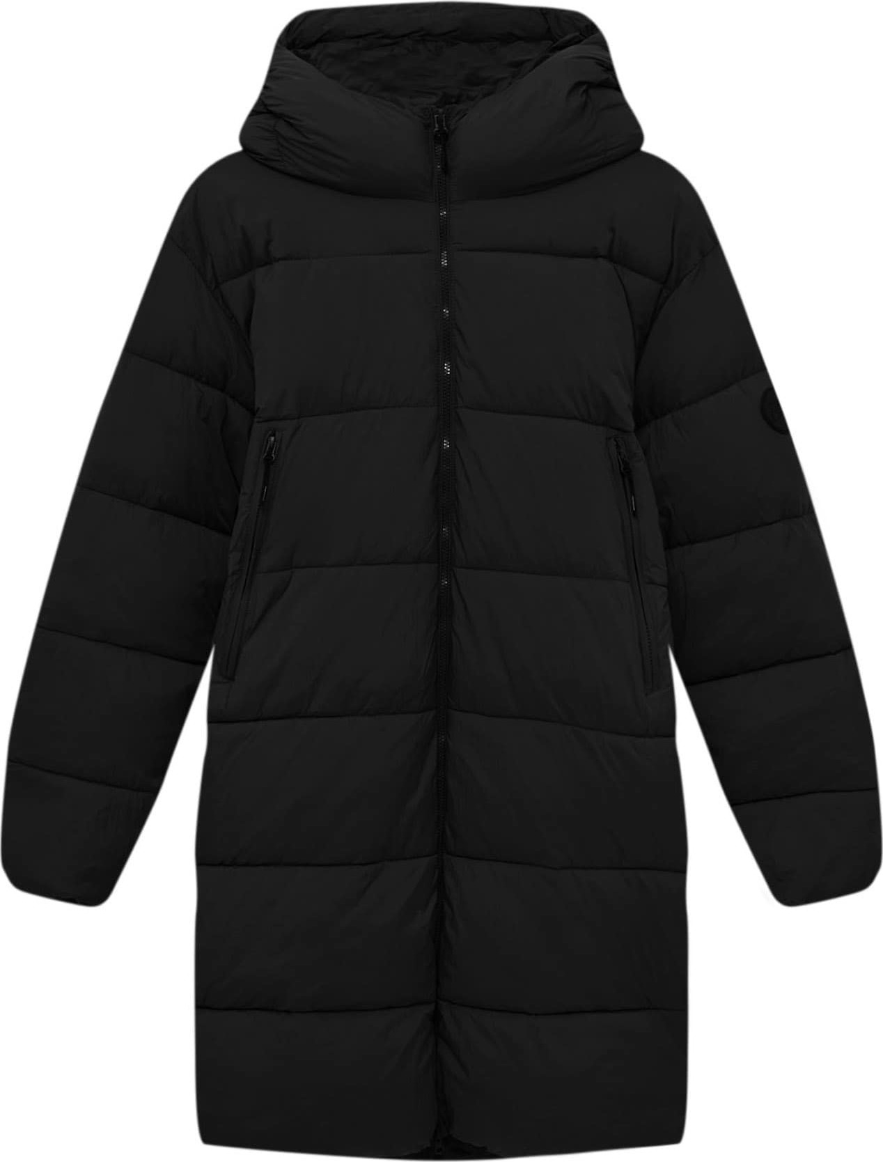 Pull&Bear Zimní kabát černá