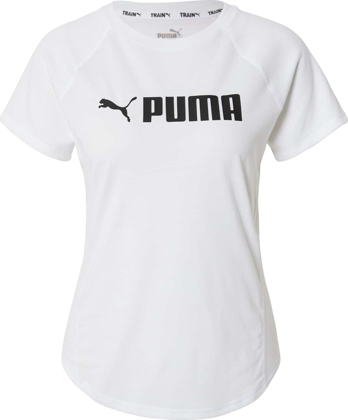 PUMA Funkční tričko bílá / černá