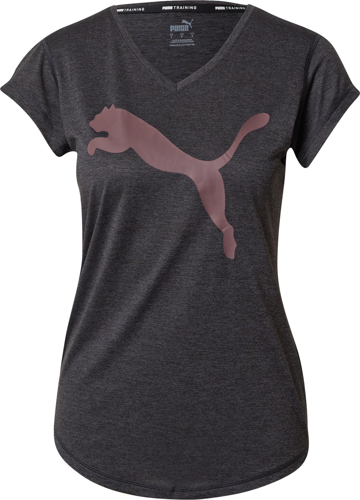 PUMA Funkční tričko černá / bobule