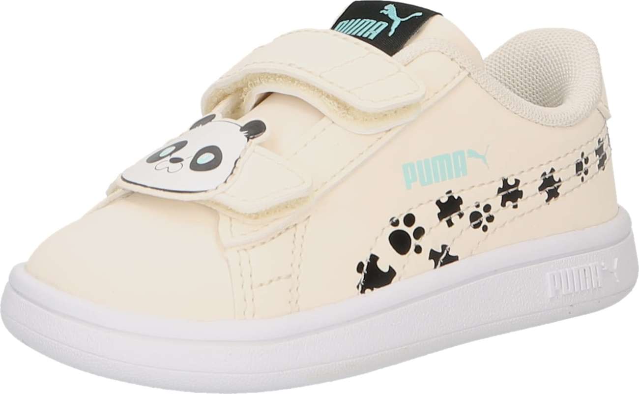 PUMA Tenisky černá / barva bílé vlny / režná