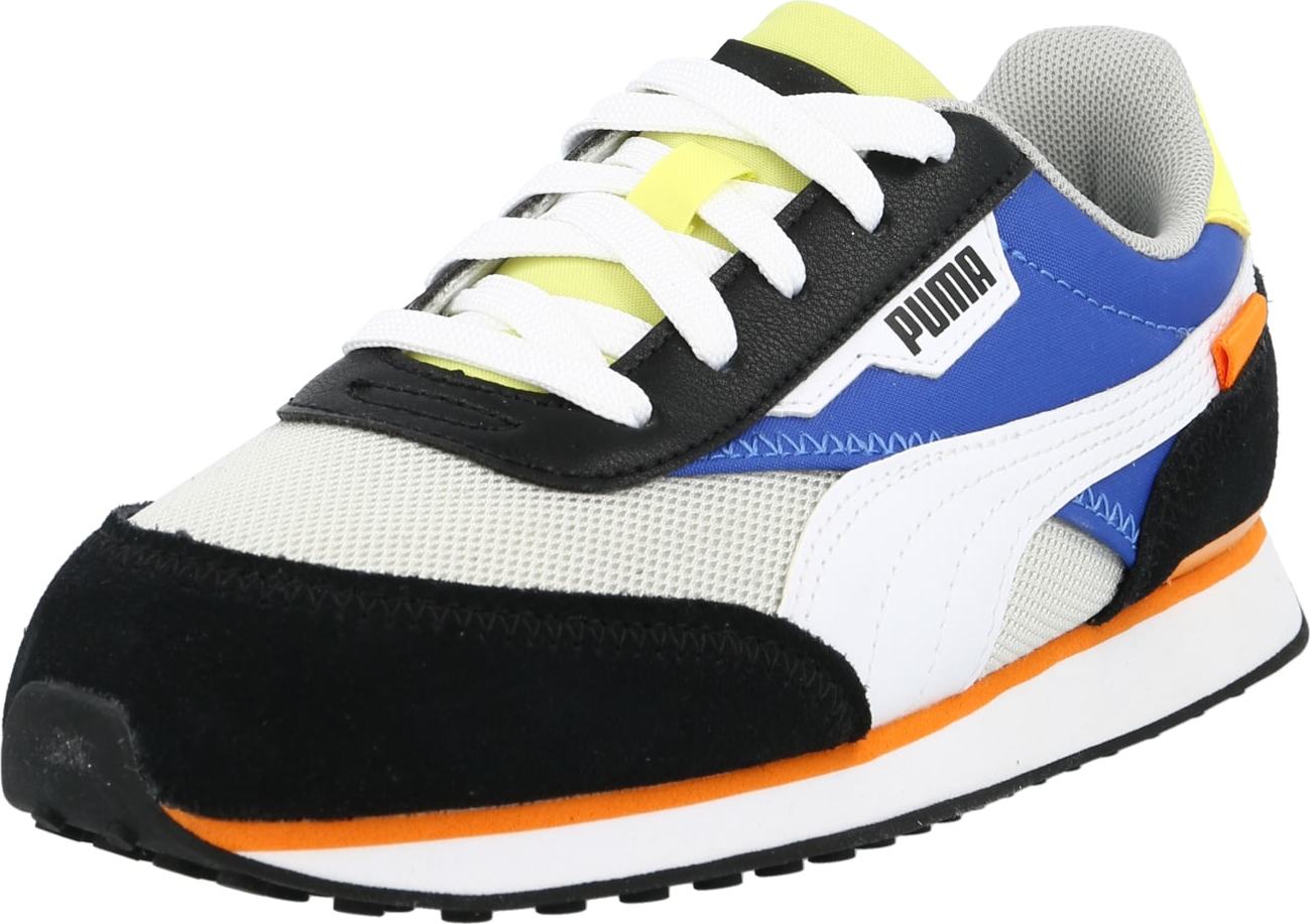 PUMA Tenisky 'Future Rider Splash' bílá / černá / nebeská modř / světle šedá