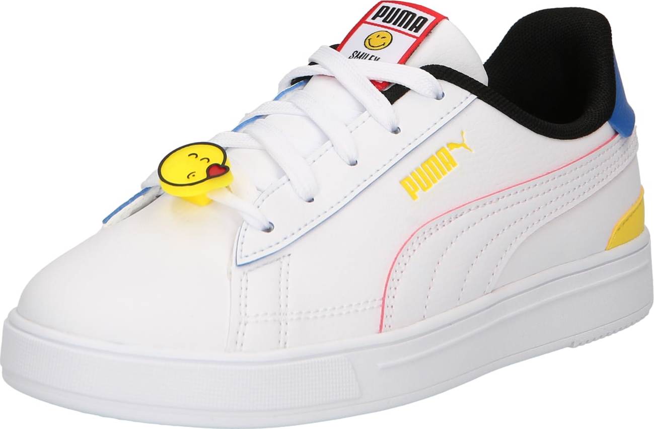 PUMA Tenisky 'Serve Pro SMILEY WORLD' bílá / žlutá / pink / modrá