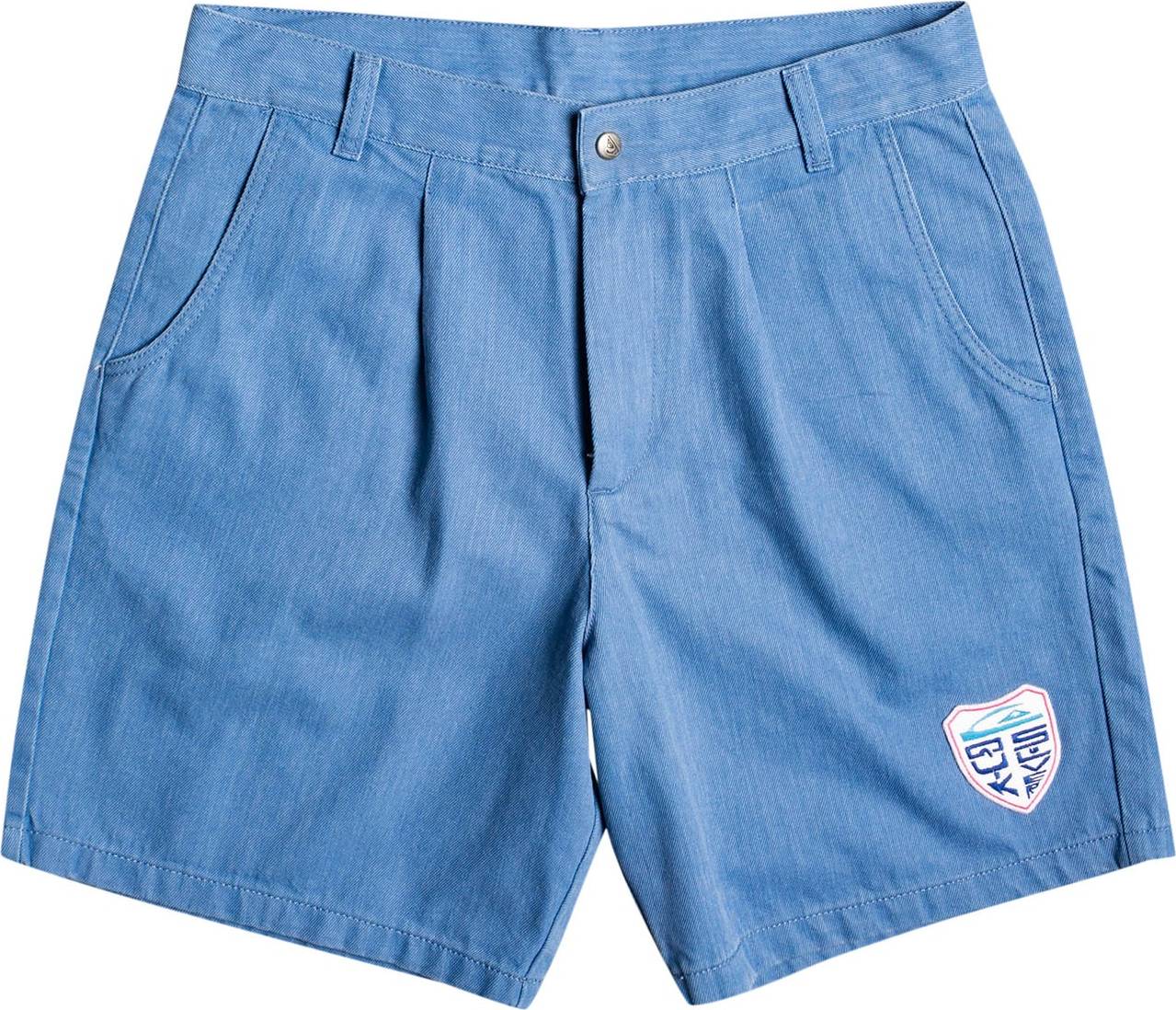 QUIKSILVER Džíny se sklady v pase 'SUBURBIA' modrá džínovina