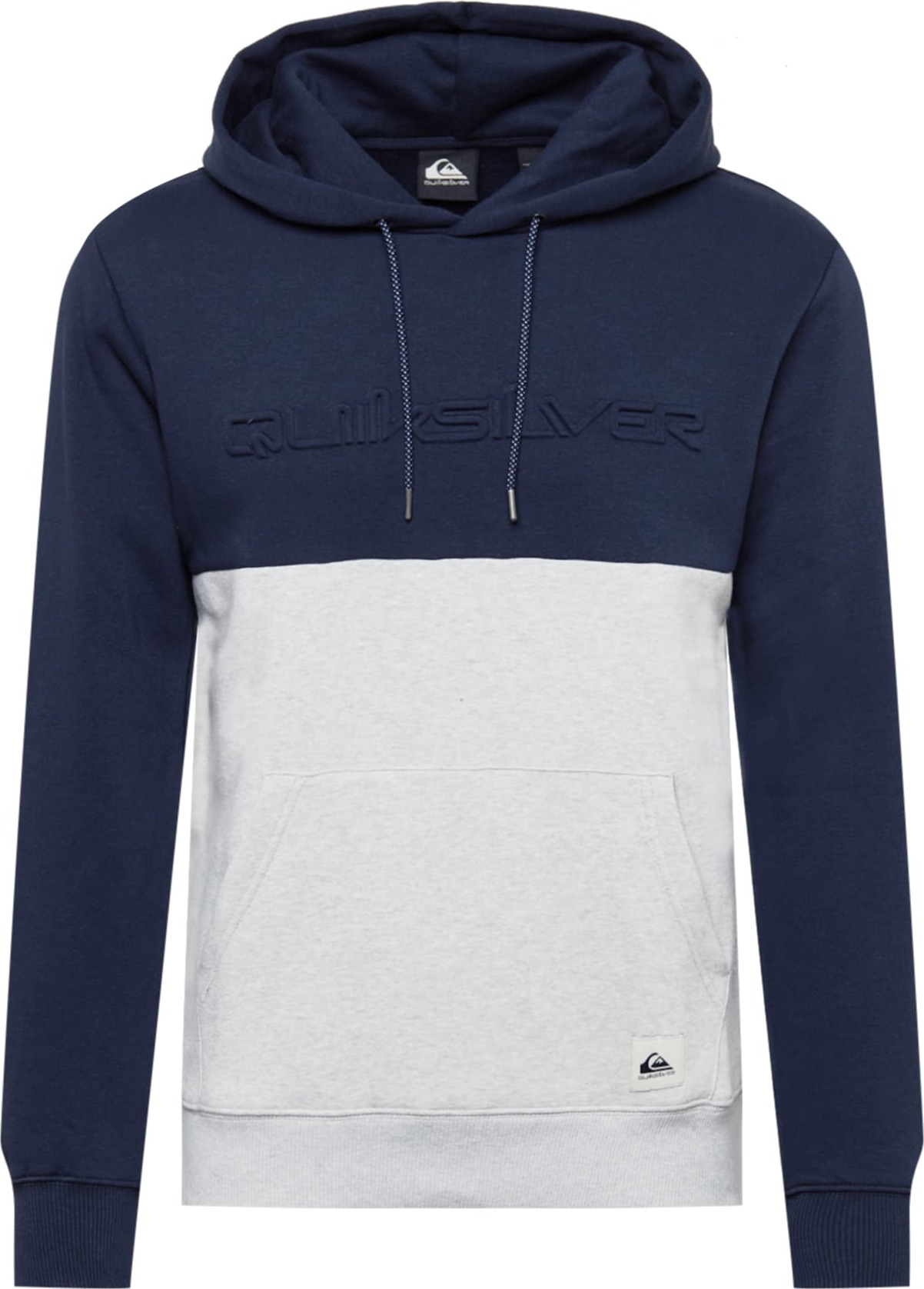 QUIKSILVER Mikina námořnická modř / šedá