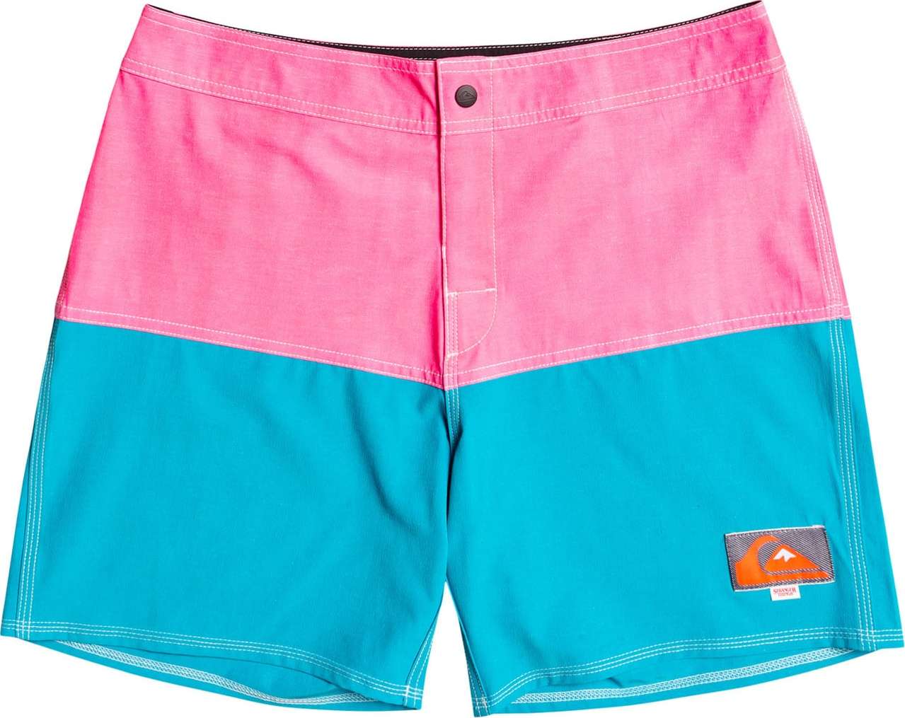 QUIKSILVER Plavecké šortky světlemodrá / světle růžová / černá