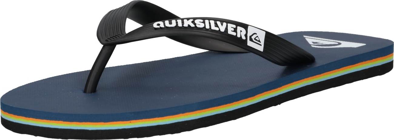 QUIKSILVER Žabky 'MOLOKAI' modrá / černá / bílá