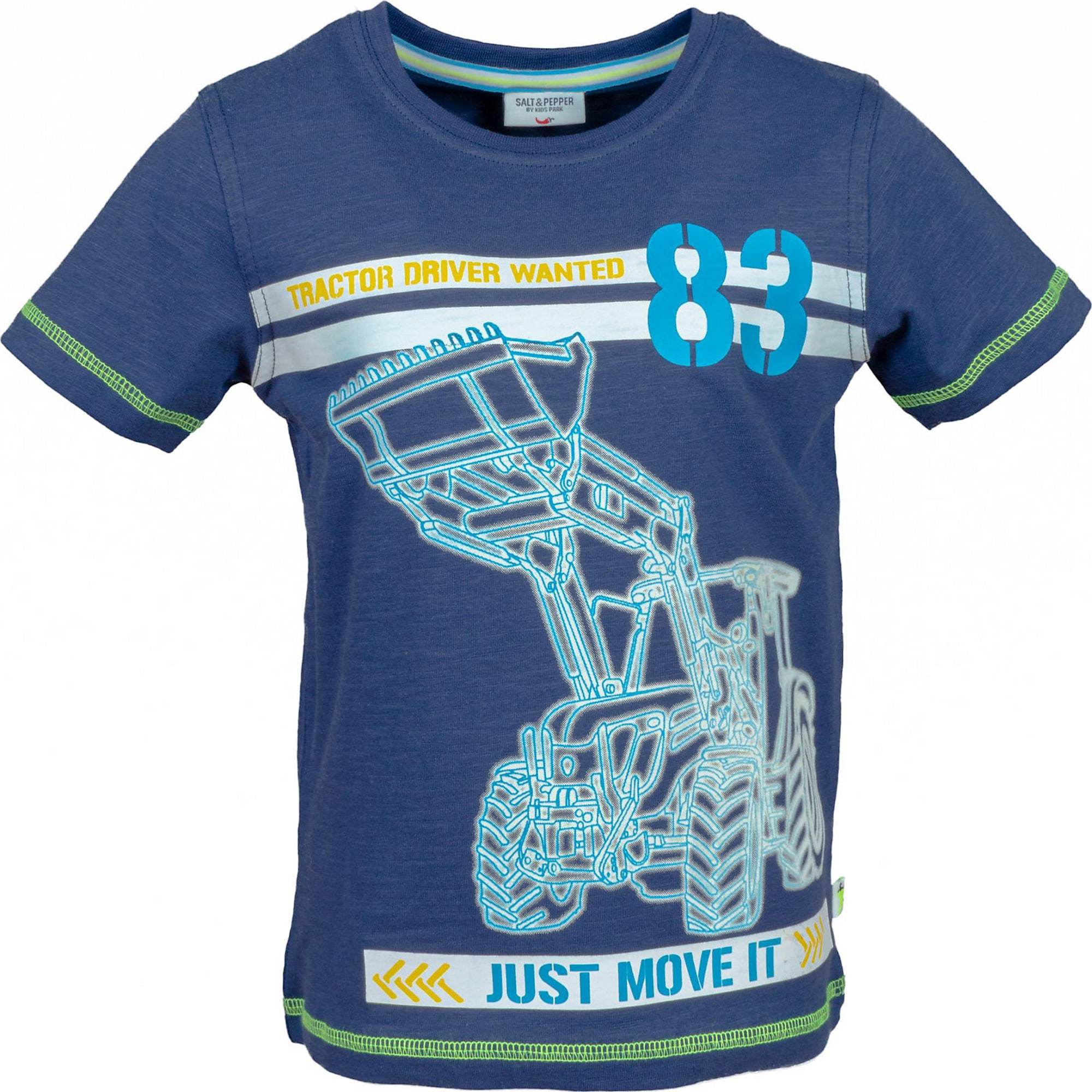 SALT AND PEPPER Tričko námořnická modř / bílá / světlemodrá / žlutá