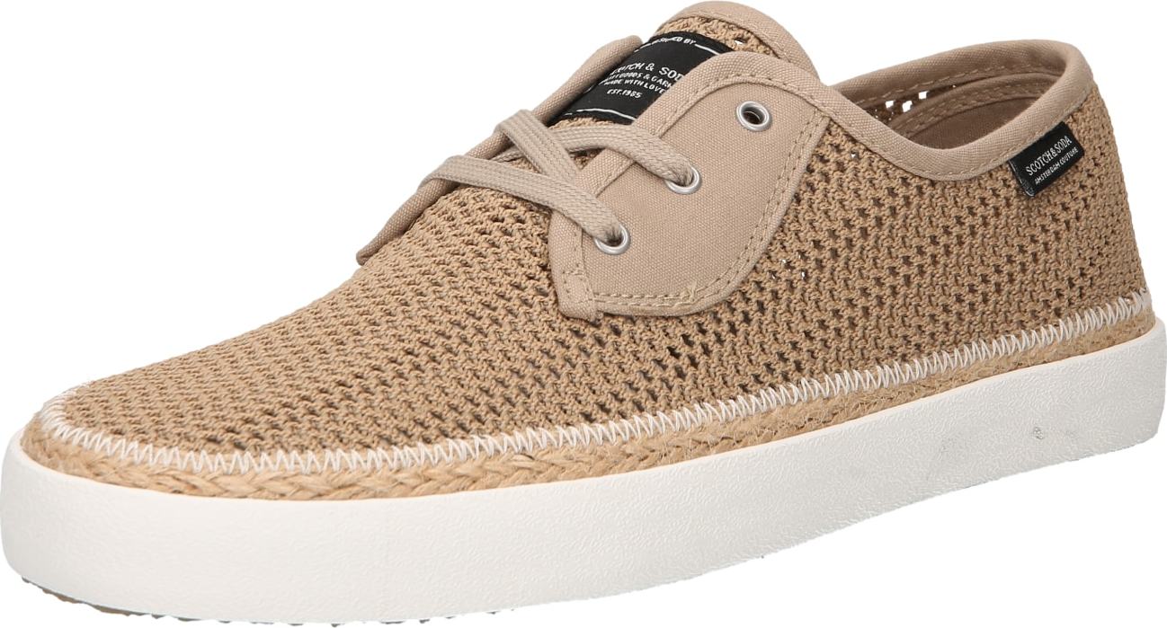 SCOTCH & SODA Tenisky 'IZOMI' nažloutlá / černá / bílá