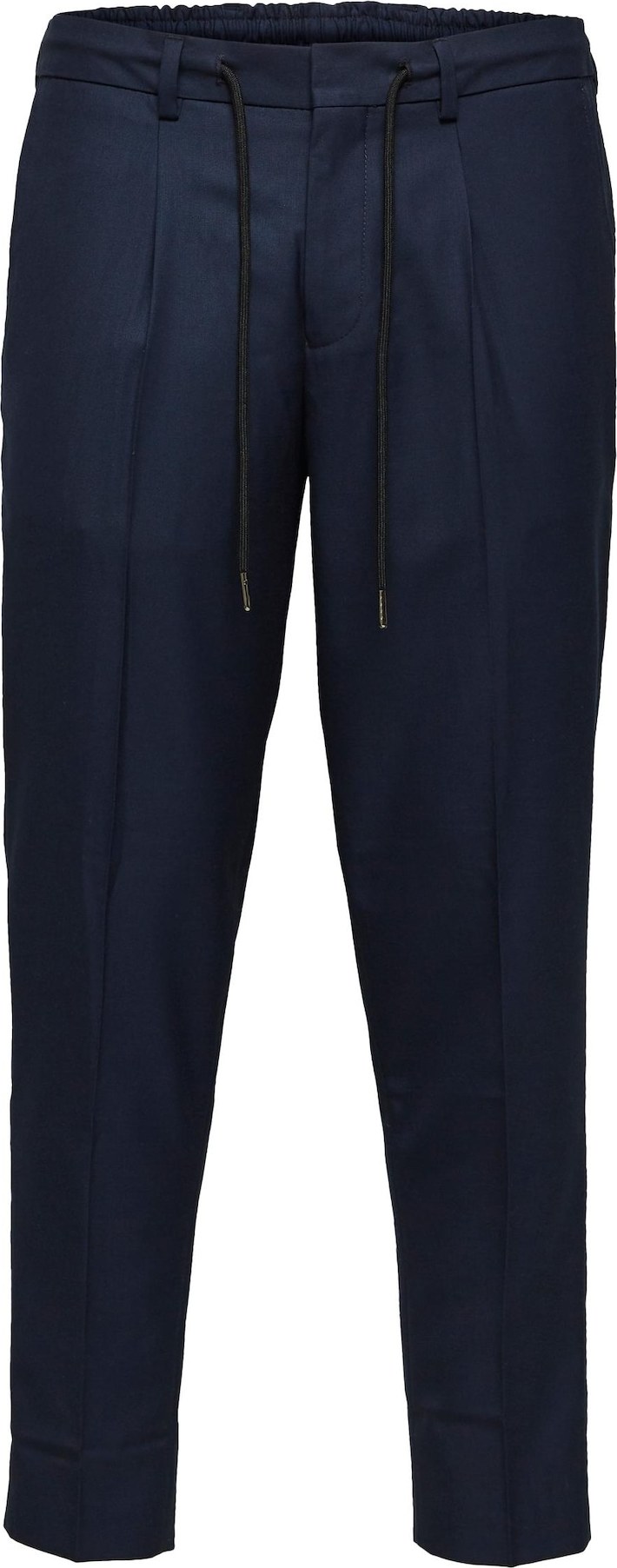 SELECTED HOMME Kalhoty s puky námořnická modř