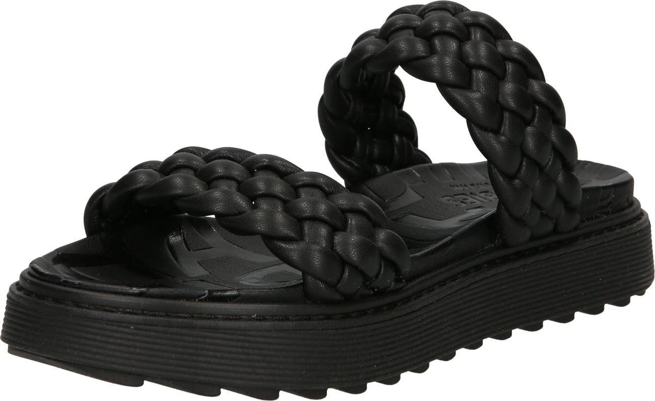 SHABBIES AMSTERDAM Pantofle černá