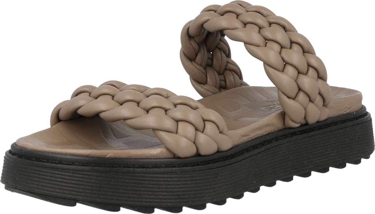 SHABBIES AMSTERDAM Pantofle šedobéžová