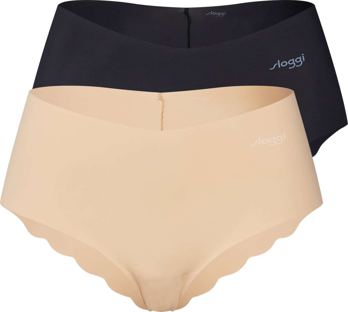 SLOGGI Kalhotky 'ZERO Microfibre Short C2P' černá / tělová