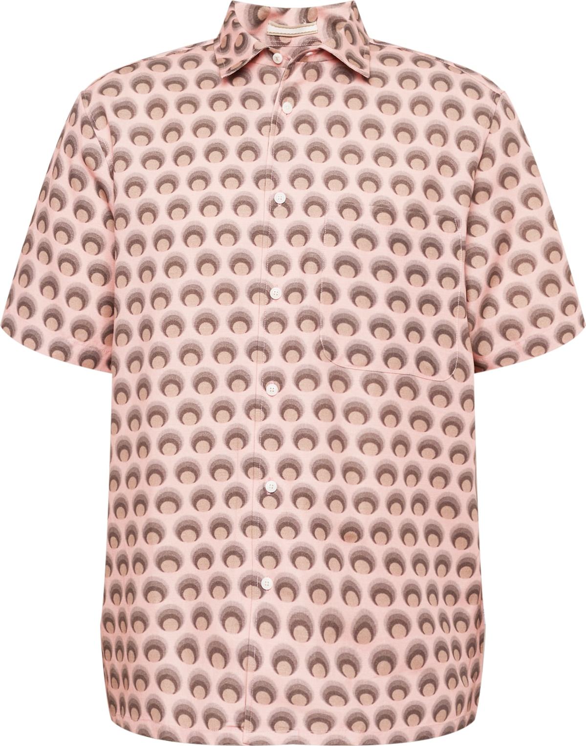 Ted Baker Košile 'PEGUS' růžová / světle hnědá / hnědá